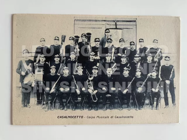 CARTOLINA CASALNOCETTO (AL) Corpo Musicale di Casalnocetto