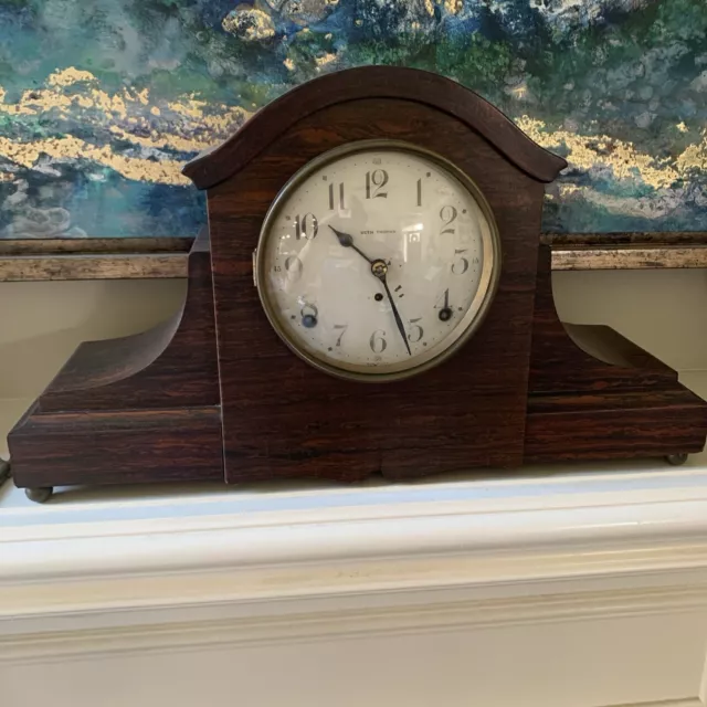 Vintage Seth Thomas Mechanical Mantle Clock Runs