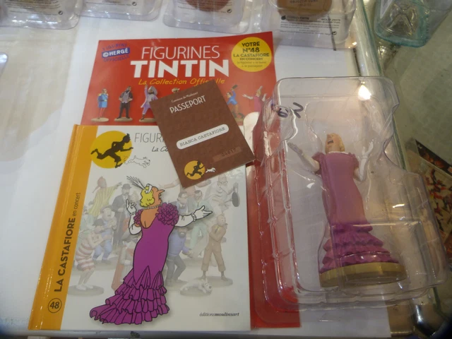 Figurine Tintin Collection Officielle - La Castafiore En Concert, Numéro 48