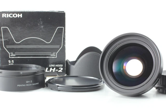 [COMO NUEVO] Lente de conversión gran angular Ricoh GW-3 con adaptador de campana GH-3 LH2 Japón #519