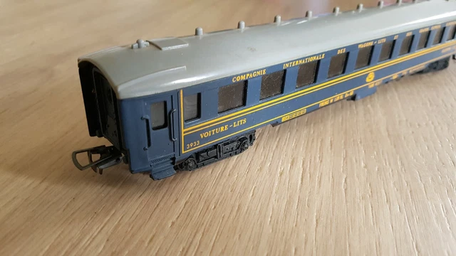 3 Wagons Lima HO époque 3 DB - Longueur 27 Cm - Occasion (sans Boîte)