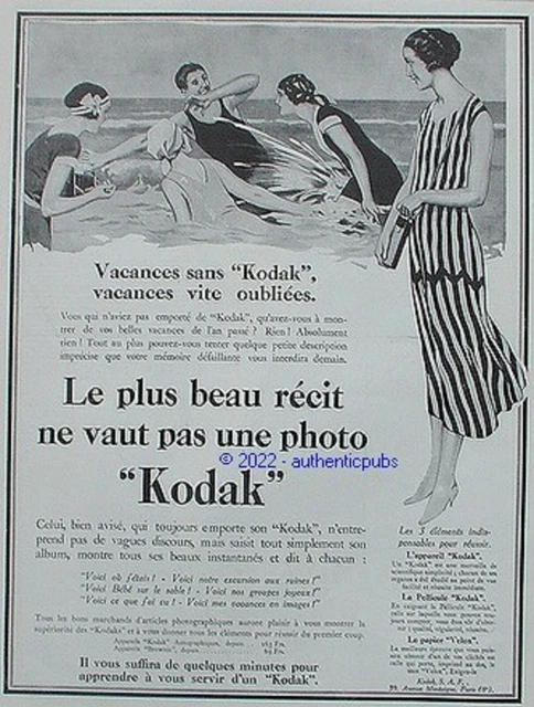 Ancien Ordre De Développement Photo KODAK - Papier Velox N°925 - Vintage