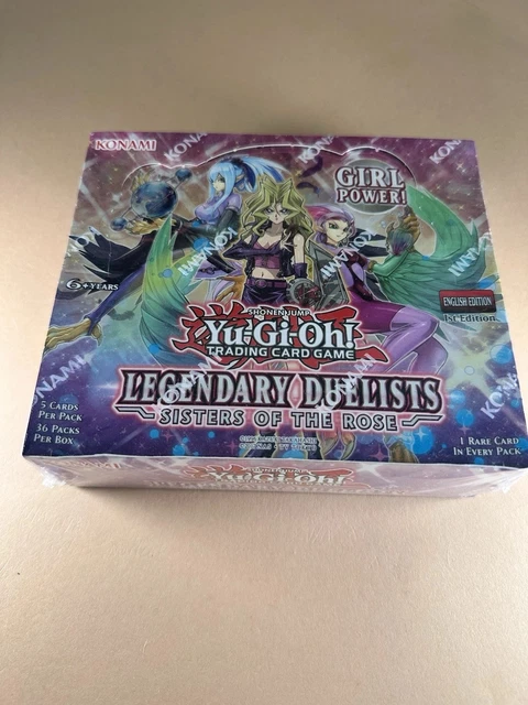 sisters of the rose booster box Yu-Gi-Oh Legendary Duelist Pack Legendary Duelists Legendary Duelists: Sisters of the