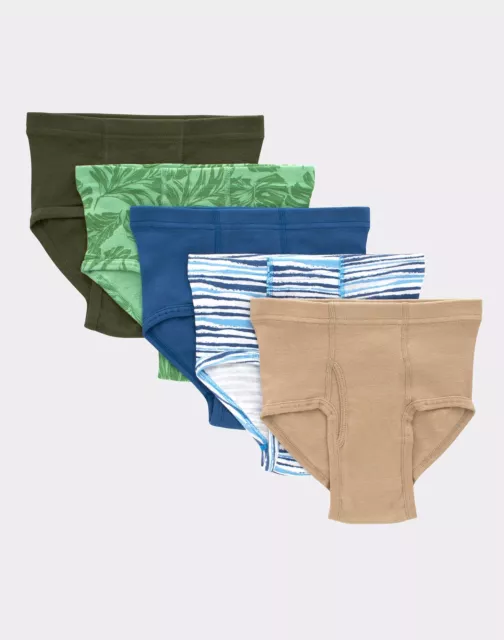 HANES BOYS BRIEFS 5-Pack Underwear Pure Comfort Soft Waistband Tagless sz  S-XL £11.07 - PicClick UK