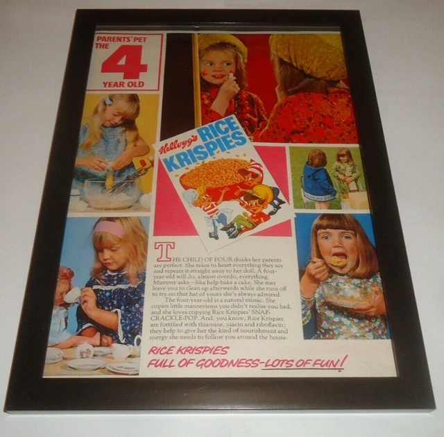 KELLOGGS RICE KRISPIES-1969 framed original advert(1)