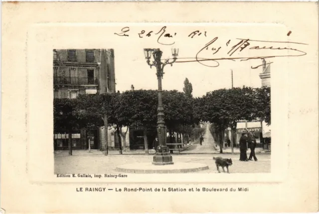 CPA LE RAINCY Le Rond-Point de la Station - Boulevard du Midi (1353885)