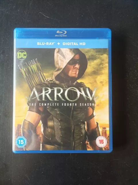 DC's Arrow - Season 4 (Blu-ray, Region B, 2016) Cert 15 Stephen Amell