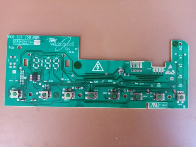 Carte De Commande Neuve Pour Lave-linge Whirlpool - Référence W10319811, électronique D'origine, Compatible Avec Plusieurs Modèles
