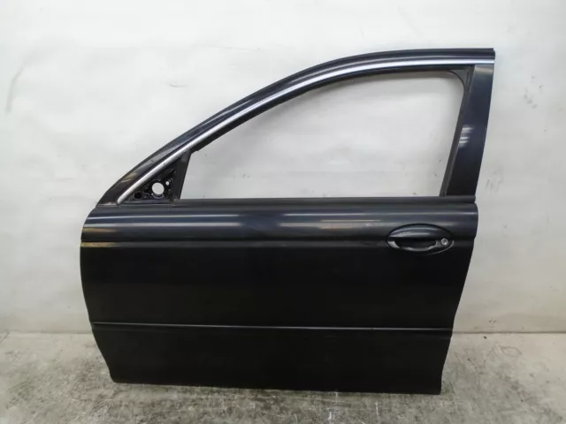 02-08 Jaguar X-Type Front Left Driver Side Exterior Door Shell Black OEM DK90705