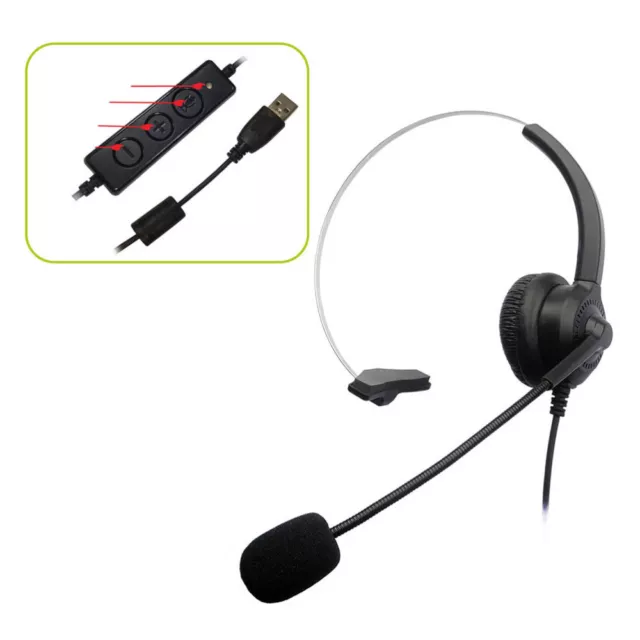 Office Headset Softphone Headset Wired Headsets With Microphone Voip Headset