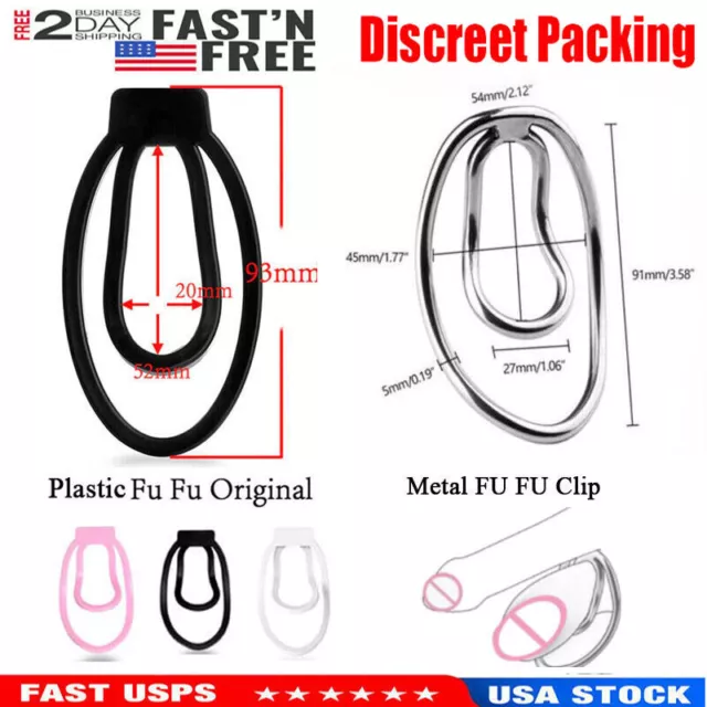 Fufu Clip Sissy Male Mimic Female Chastity Device Training Clip Cage Panty  Belt