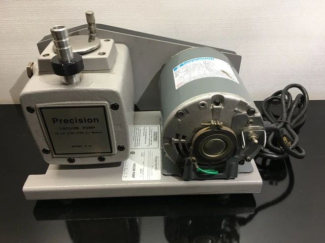 General Precision Scientific D25 Rotary Vane Vacuum Pump 51220006 with Warranty