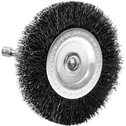 Century Drill 76441 Steel Crimped Drill Radial Wire Brush 4"