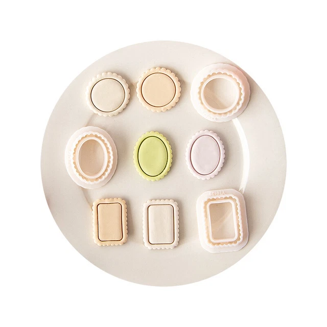 Creative Geometric Pattern Clay Earring Cutter Mold Jewelry Making Clay Tools