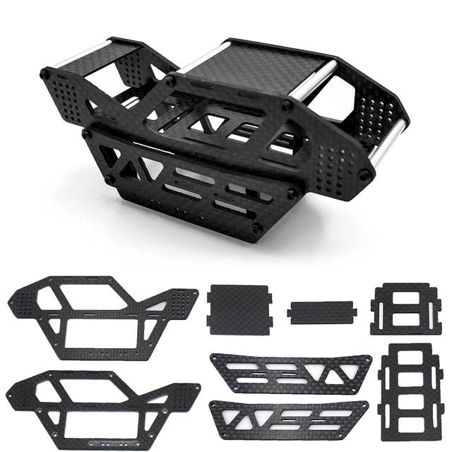 CARBON FIBER FRAME Roll Cage Body Shell for RC Car Axial SCX24 17.03