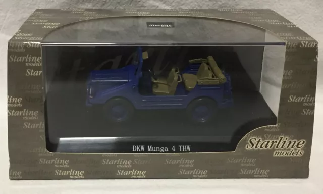 Starline models 1:43: DKW Munga 4 THW offen