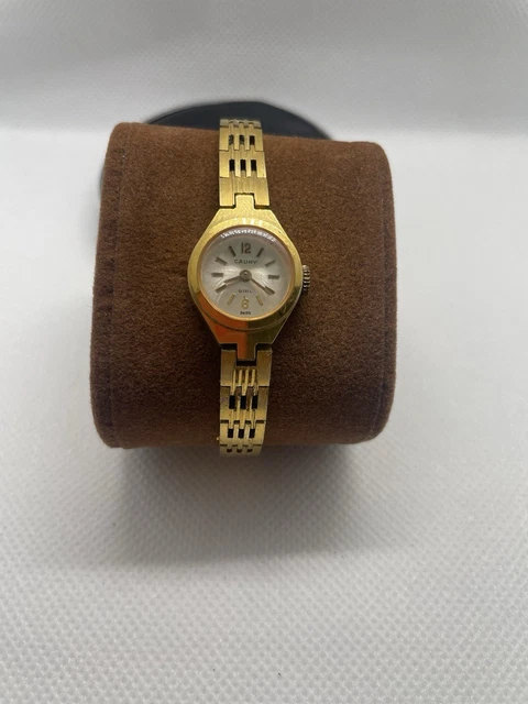 Montre Vintage HUMA Des Années 1930-40 – Mouvement Mécanique Suisse – Boîtier Plaqué Or – Fonctionne