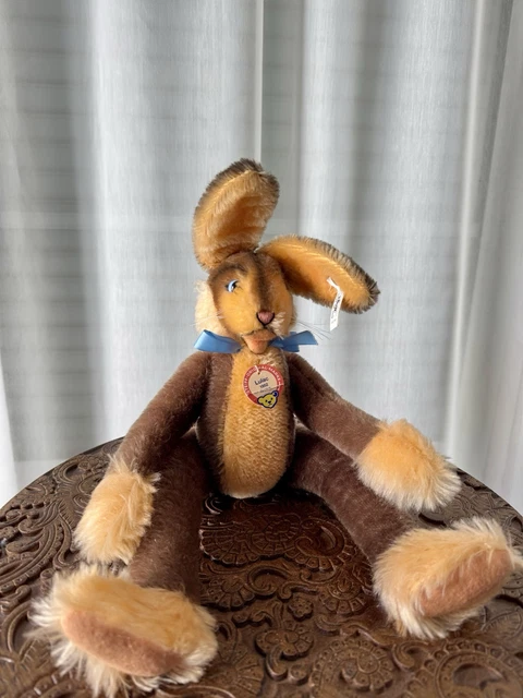 Peluche Steiff Schlenker Studio – Lapin Lulac 90 Cm – Rare – Occasion
