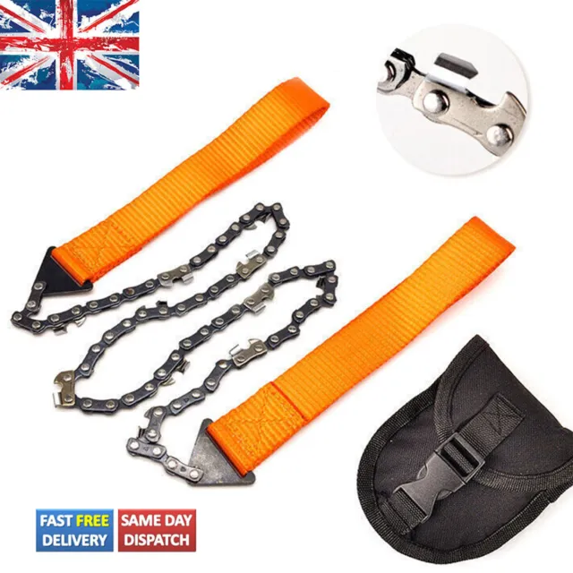 1*Outdoor Survival Chain Saw Chainsaws Emergency Camping Hiking Pocket Hand Tool