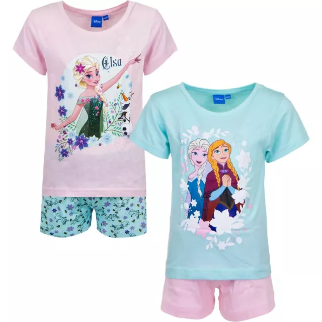 Disney Frozen Eiskönigin Sommerset 2Teilig Short+T-Shirt Baumwolle Mädchen 34576