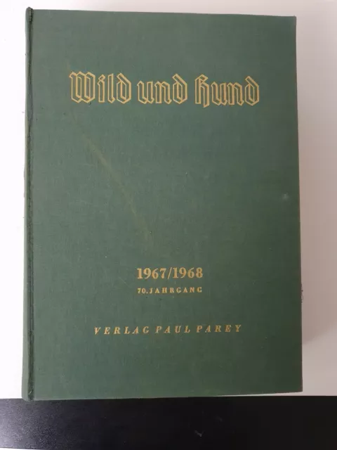 (Art.:N-2593) Jagdbuch "Wild und Hund 1967/1968"