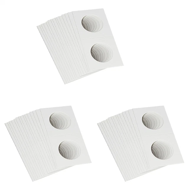 PATIKIL Lot De 100 Porte-pièces En Carton De 35 Mm Pour Collection