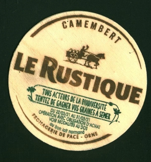 Étiquette Camembert Lebourgeois 1920