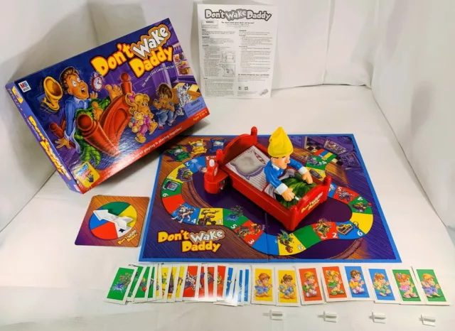2001 Don't Wake Daddy Game Milton Bradley Complete in Very Good Cond FREE SHIP