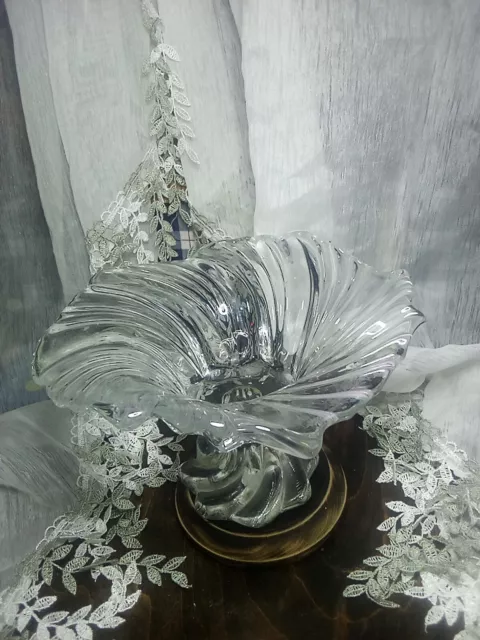 Mikasa Walther-Glas Belle Epoque Centerpiece Crystal Pedestal Bowl