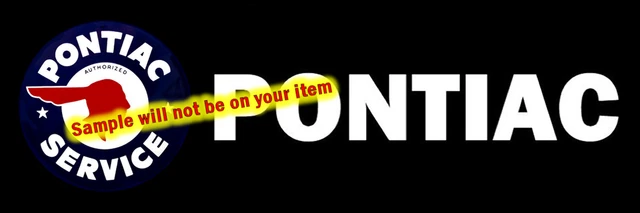 Pontiac Dealer Cars Sales Service Stickers Signs Fridge Magnets Decals