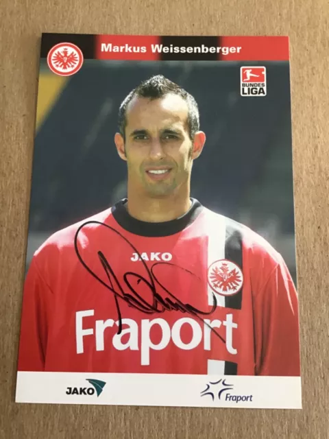 Markus Weissenberger, Austria 🇦🇹 Eintracht Frankfurt 2005/06 hand signed