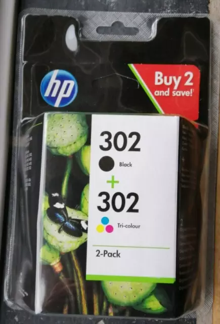 HP X4D37AE 301 Original Ink Cartridges Black and Tri-color Pack of 2
