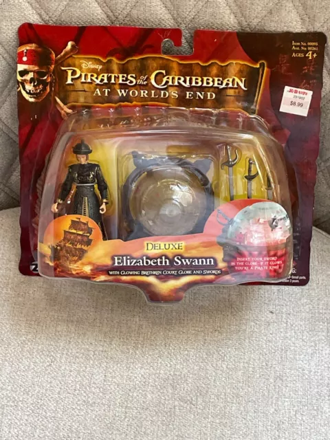 2007 Zizzle Pirates Of The Caribbean Deluxe Elizabeth Swann Action Figure New