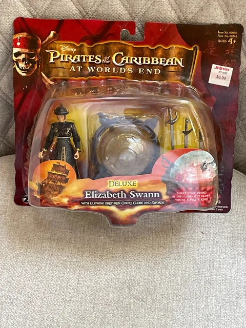 2007 Zizzle Pirates Of The Caribbean Deluxe Elizabeth Swann Action Figure New