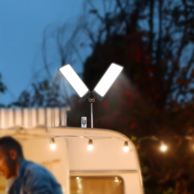 Luz de trabajo mecánica LED lámpara de campamento portátil IP67 linterna desmontable