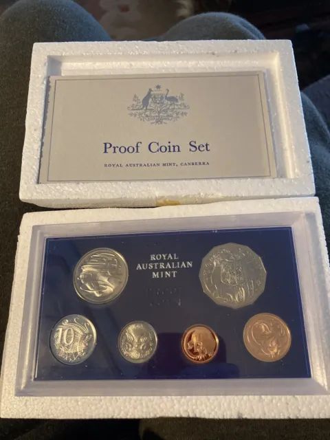 1973 ROYAL AUSTRALIAN MINT COIN 6 COIN PROOF SET Wildlife COA