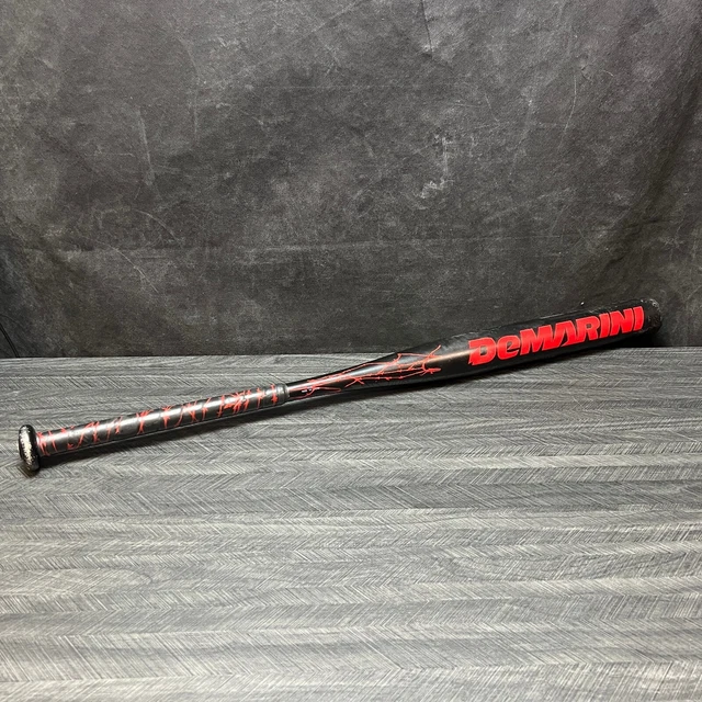 Batte Softball Demarini Wire DWS16 34 Pouces 28 Oz - Aluminium Noir/rouge - NEUF (détails)