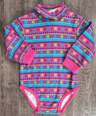 Baby Girl New Gymboree Vintage Rainbow Tag Infant 6-12 Month Fun Bodysuit