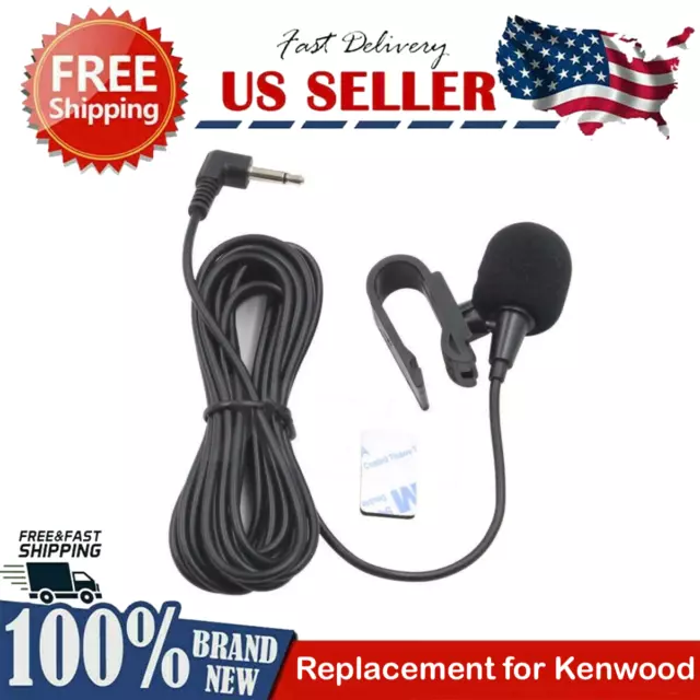 Microphone for KENWOOD KDC-X500 KDCX500 Car Radio Handsfree Mic Replacement