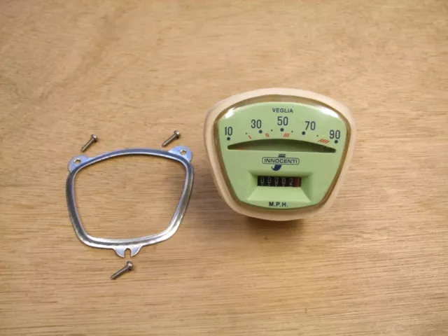 LAMBRETTA  LI-SX-TV  SPEEDO  90 mph  Italian thread  - BRAND NEW