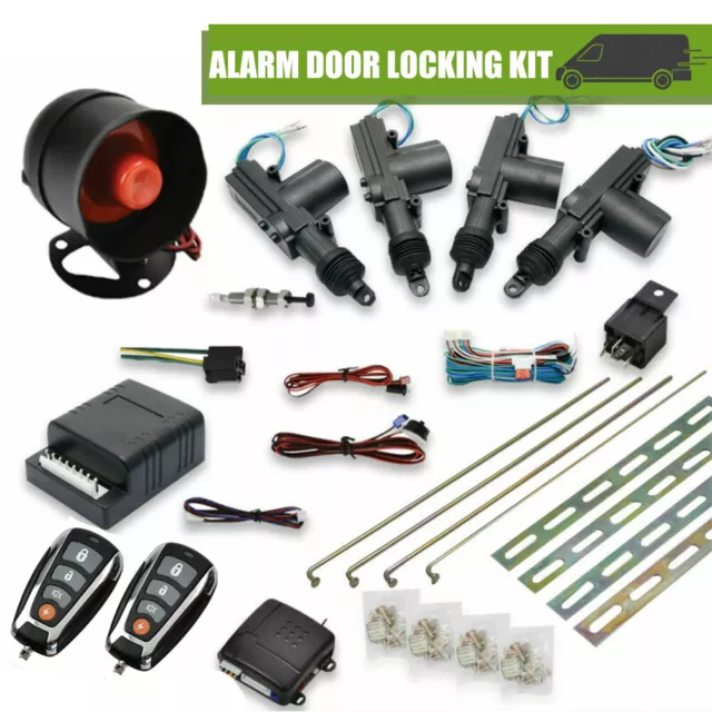 Car Alarm Central Locking Kits For Car Door Keyless Locking Entry System Remote