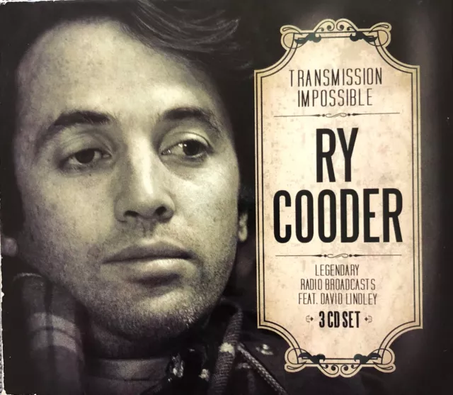 Ry Cooder - Transmission Impossible - Legendary Radio Broadcast 3xCD disc set