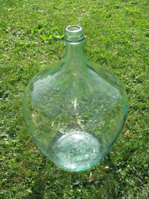 Glasballon alt ca. 15-18 Liter mit Kiste