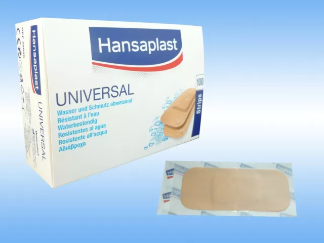 HANSAPLAST universal Water resistant Strips 30 x 72 mm 100 Stück PZN: 01215263