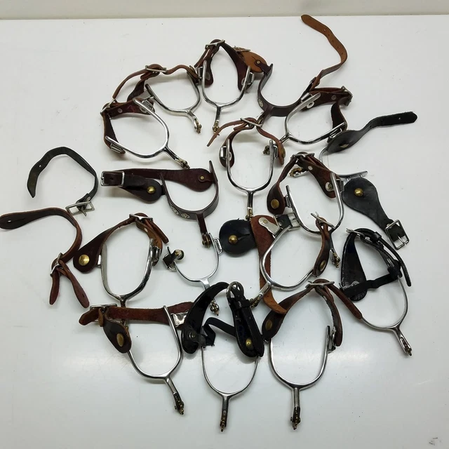 Mix Lot of Spurs with Leather Straps