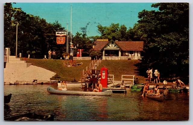 Honor Michigan~Water Wheel Canoe Livery~Platte River Dock~8 lb Rainbow Fish~1971