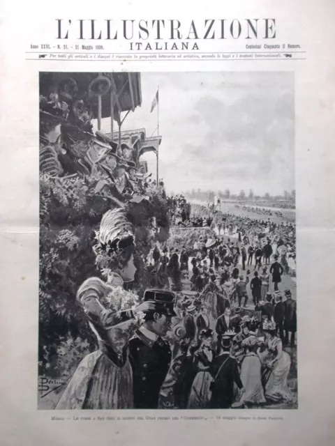 L'Illustrazione Italiana del 21 Maggio 1899 Affare Dreyfus Regate Venezia Prell