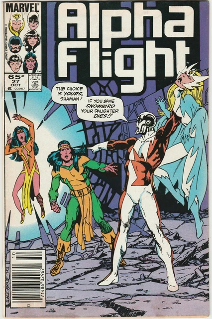 Alpha Flight #27 October 1985 - Marvel Comics Group