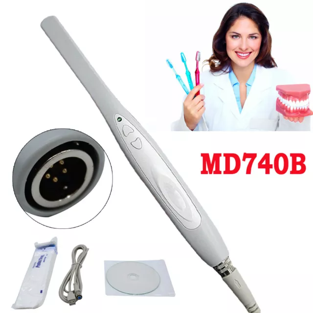 Dental Camera Intraoral Focus Digital Imaging Intra Oral Clear USB Cable MD740B