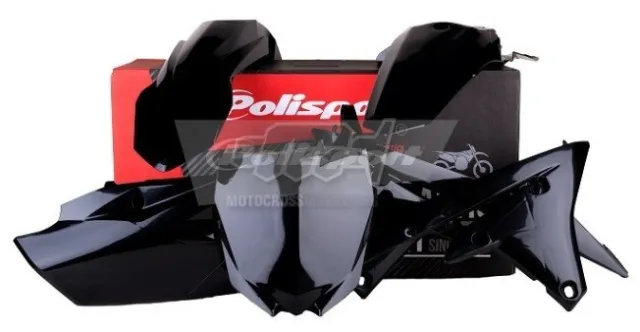 Polisport Set Plastique Complet Motocross MX Enduro Noir Yamaha YZ 250 F